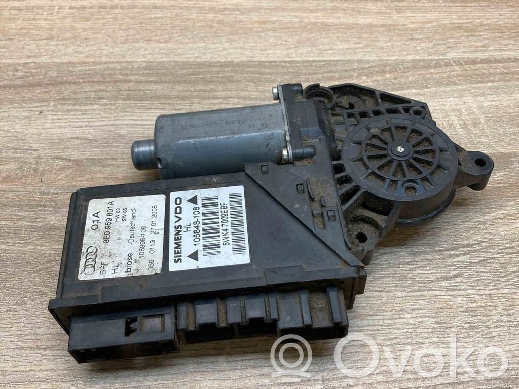 Audi A4 S4 B6 8E 8H Motorino alzacristalli della portiera posteriore