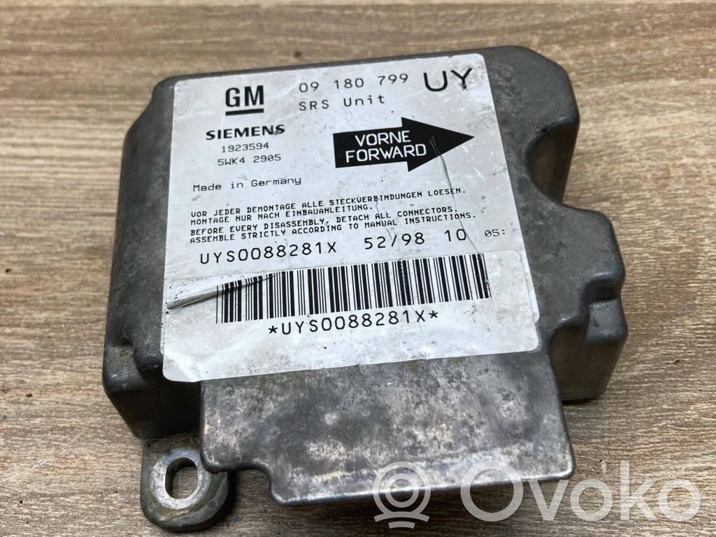 Opel Astra G Centralina/modulo airbag
