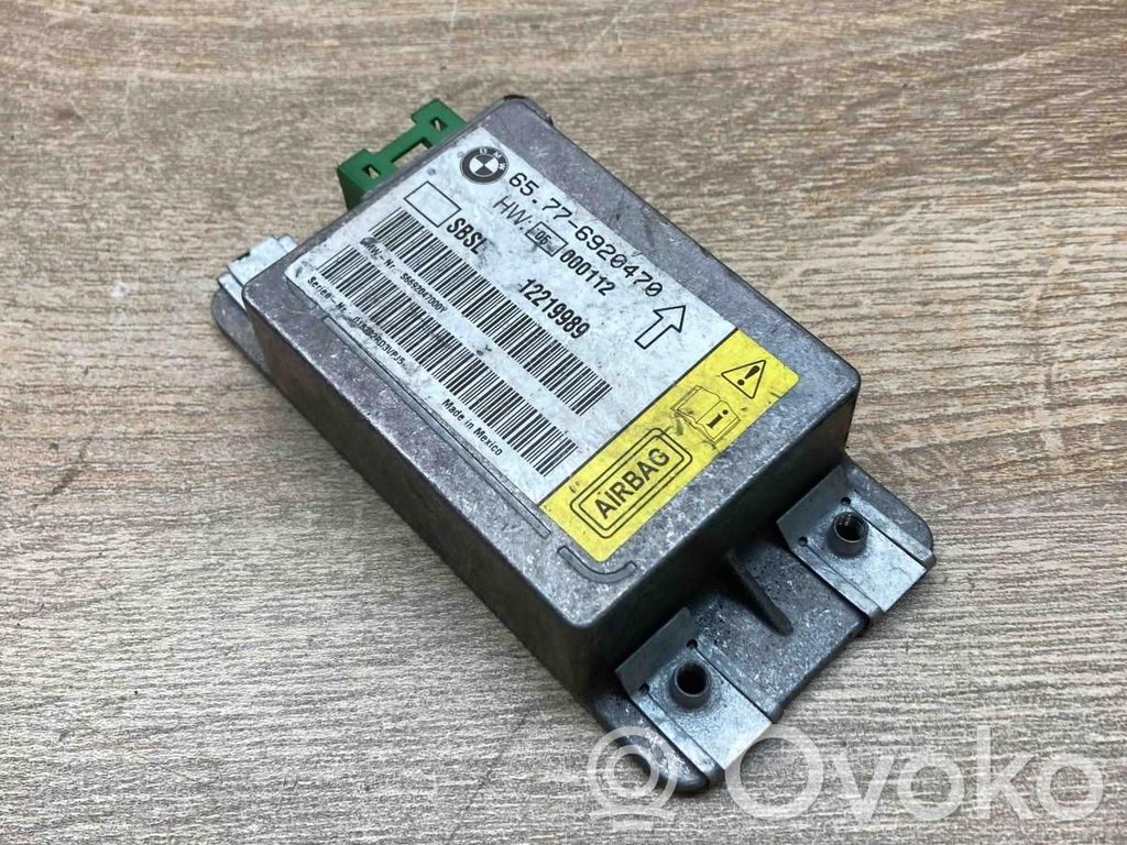 BMW 7 E65 E66 Unitate/modul de comandă airbaguri 