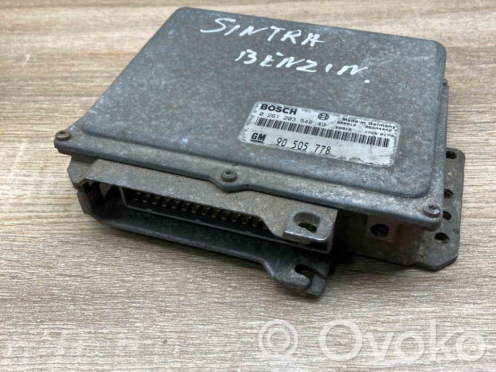 Engine control unit/module ECU   90505778,0261203548
