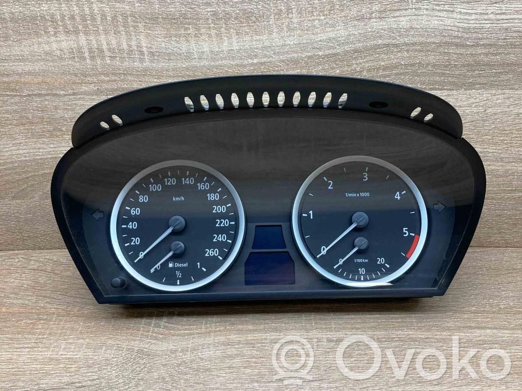 BMW 5 E60 E61 Velocímetro (tablero de instrumentos) 