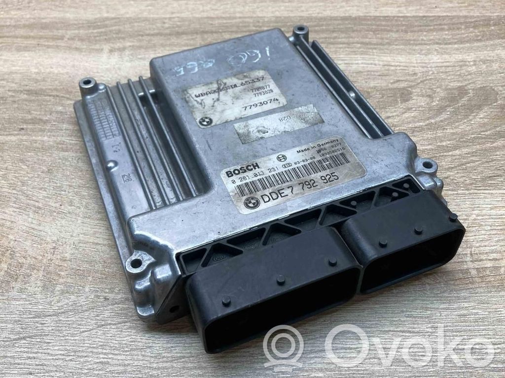 BMW 7 E65 E66 Unitate control motor/modul ECU 