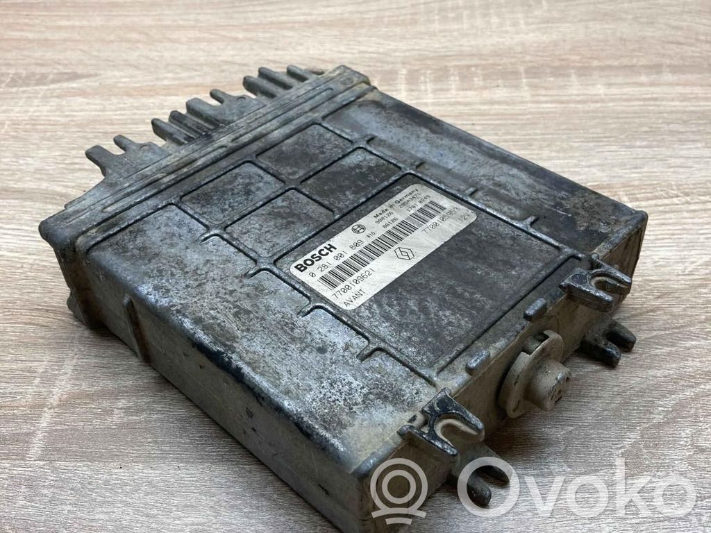 Engine control unit/module ECU   7700109621,0281001809,7700105953
