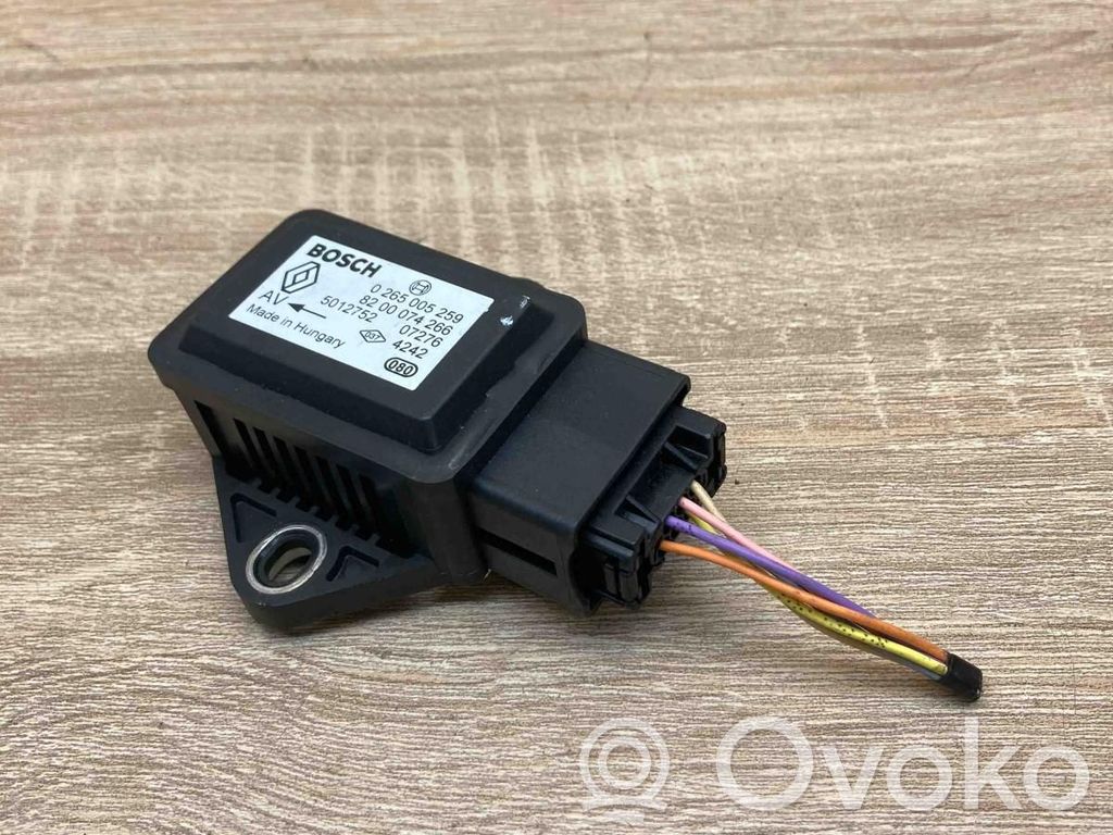 Renault Clio III ESP acceleration yaw rate sensor 