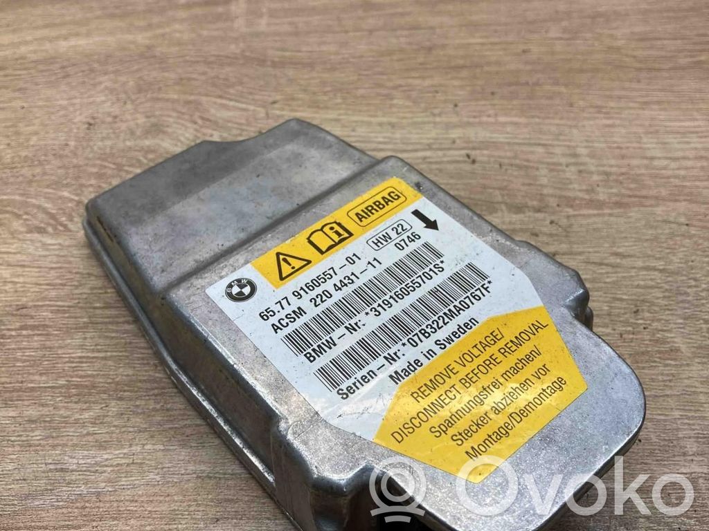 BMW 5 E60 E61 Unitate/modul de comandă airbaguri 