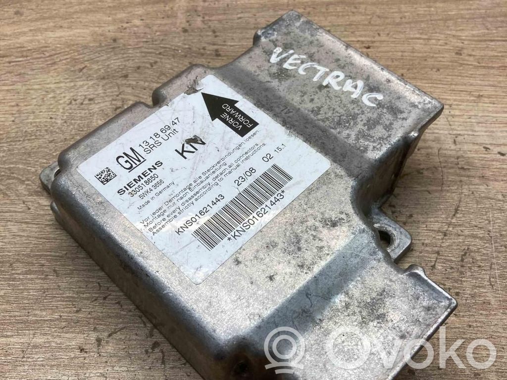 Opel Vectra C Centralina/modulo airbag 