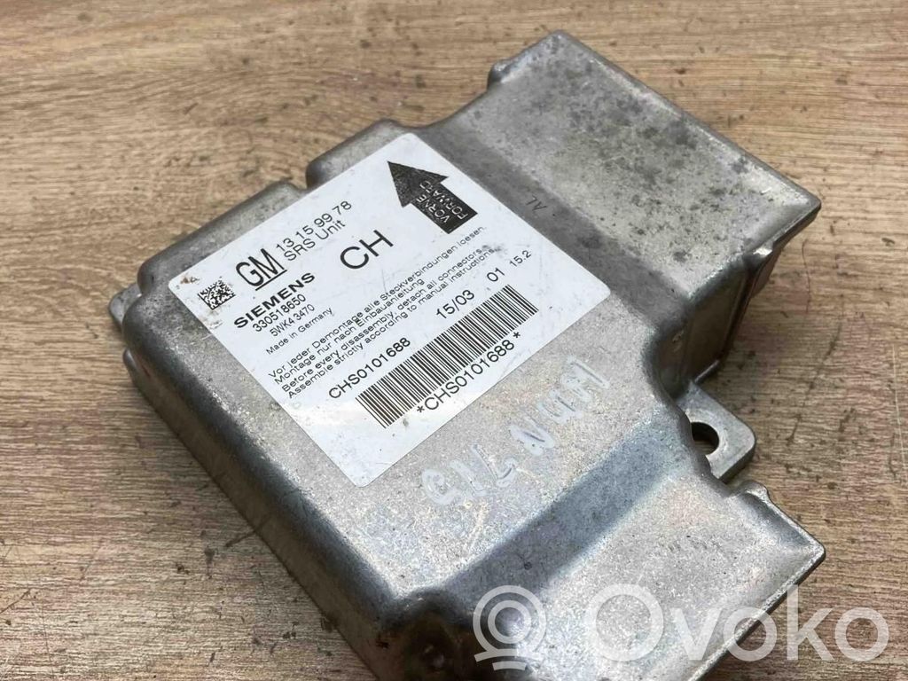 Opel Signum Unitate/modul de comandă airbaguri 