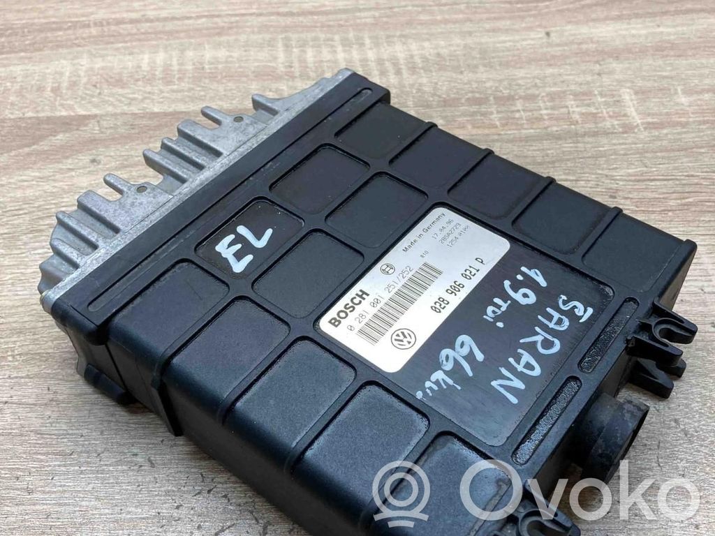 Volkswagen Sharan Komputer / Sterownik ECU silnika 