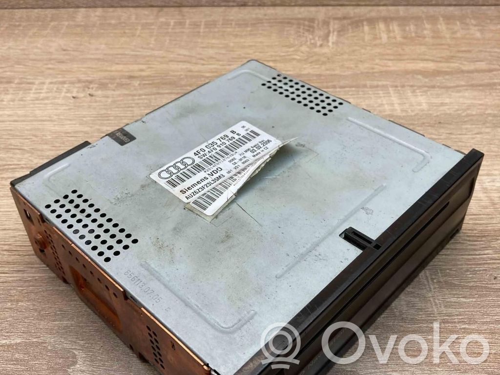 Audi A6 S6 C6 4F CD/DVD player unitate navigație 