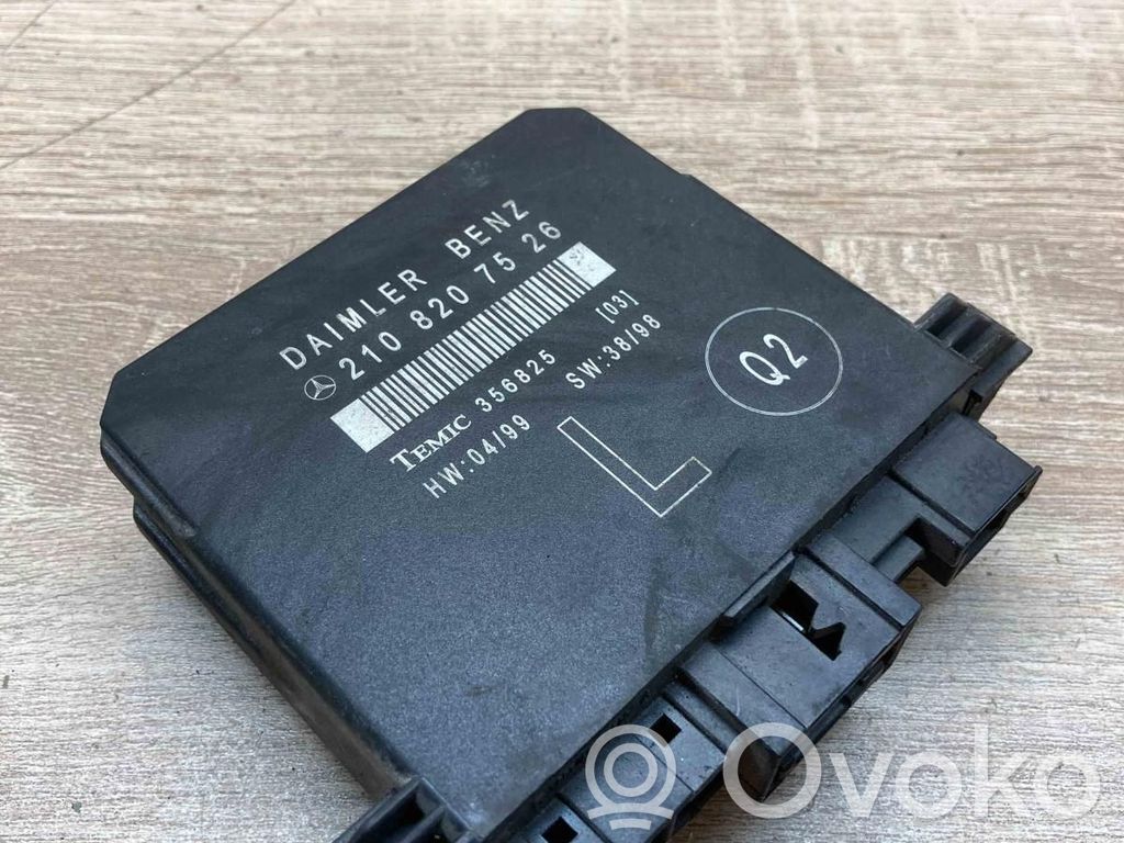 Mercedes-Benz E W210 Centralina/modulo chiusura centralizzata portiere 