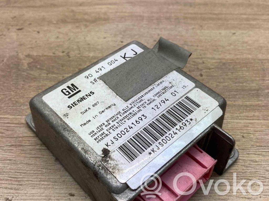 Opel Omega B1 Unitate/modul de comandă airbaguri 