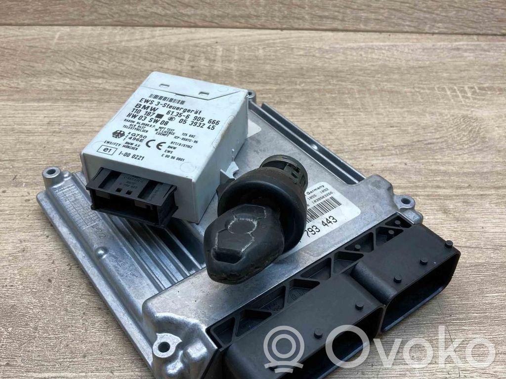 BMW 3 E46 Kit centralina motore ECU e serratura 