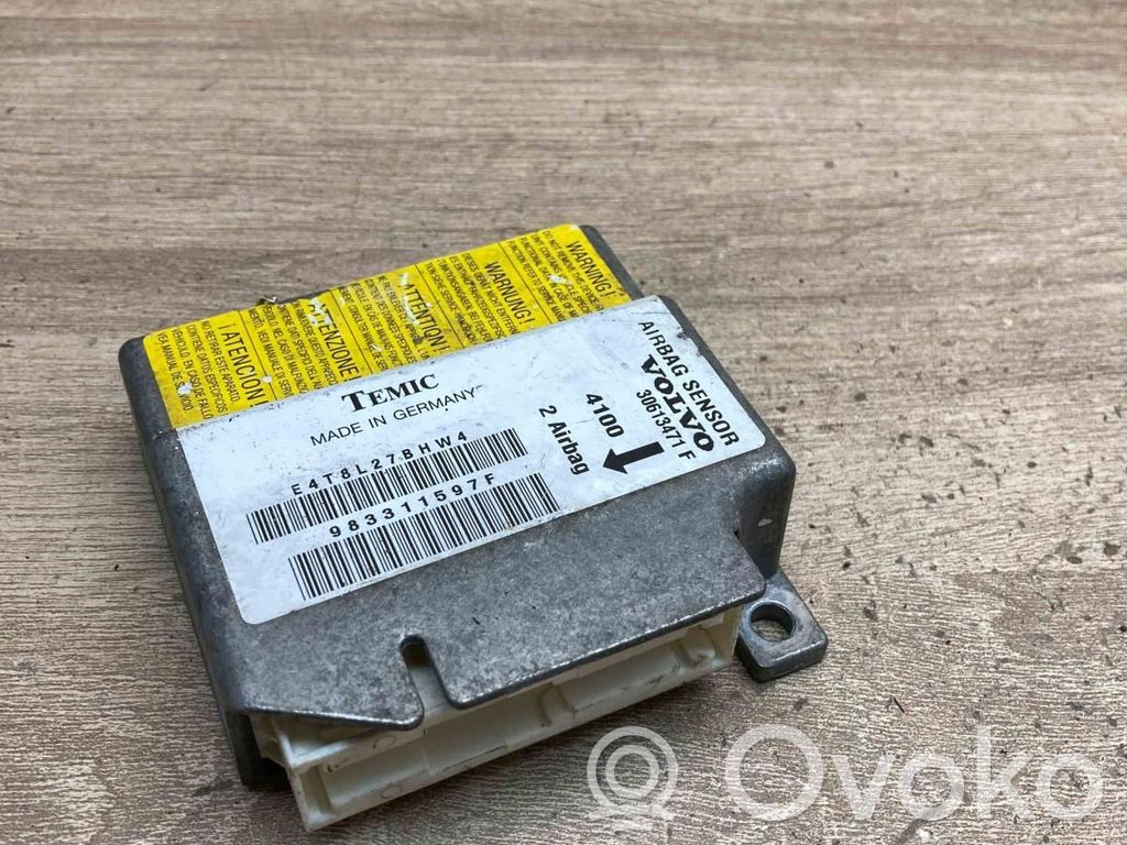 Volvo S40, V40 Unitate/modul de comandă airbaguri