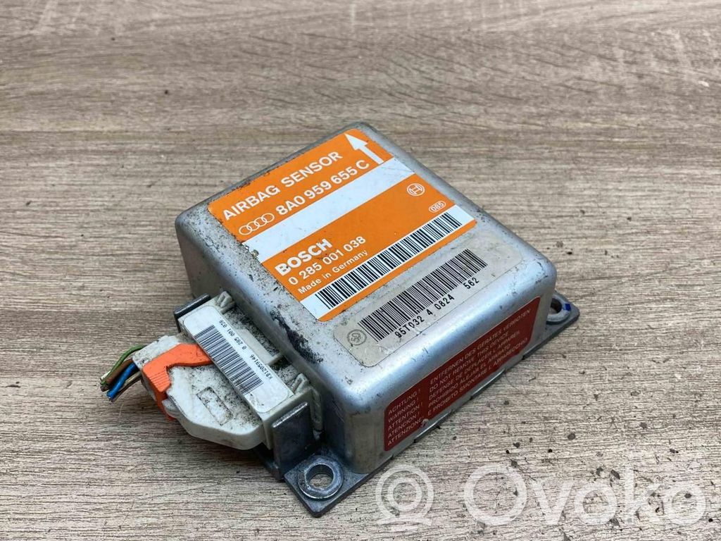 Centralina/modulo airbag   8A0959655C,0285001038
