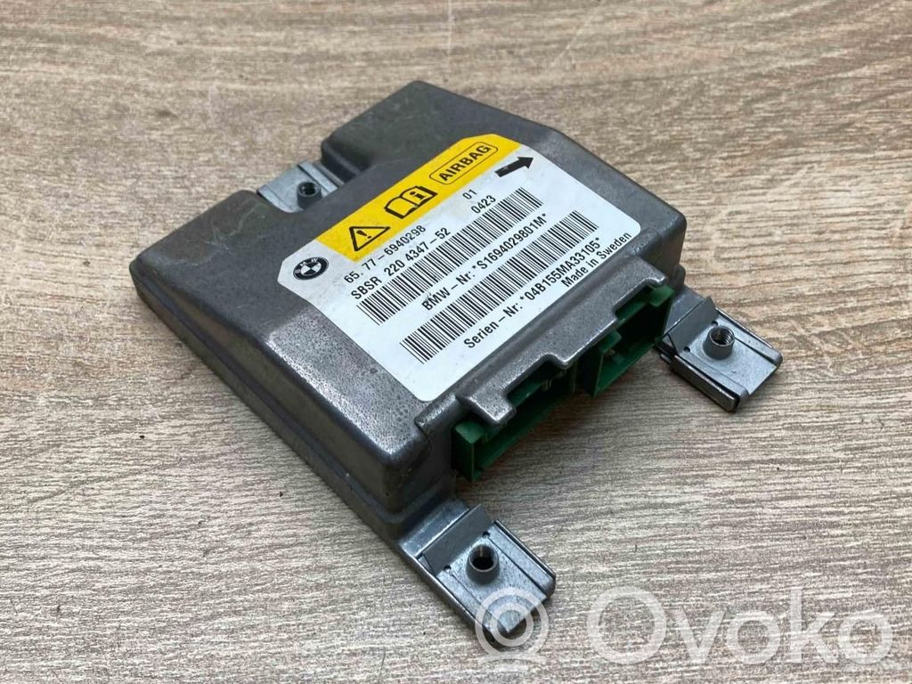 BMW 5 E60 E61 Unitate/modul de comandă airbaguri 