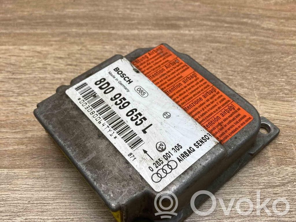 Audi A4 S4 B5 8D Unitate/modul de comandă airbaguri 