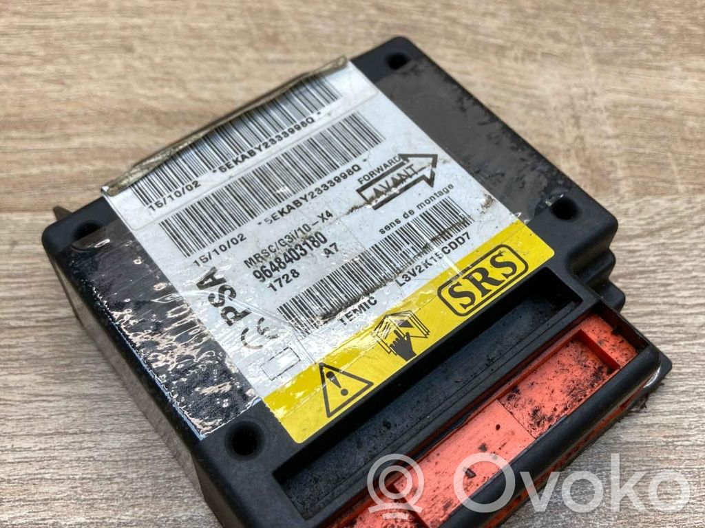 Citroen C5 Module de contrôle airbag