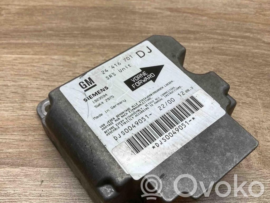 Centralina/modulo airbag   24416701,5WK42975,USED