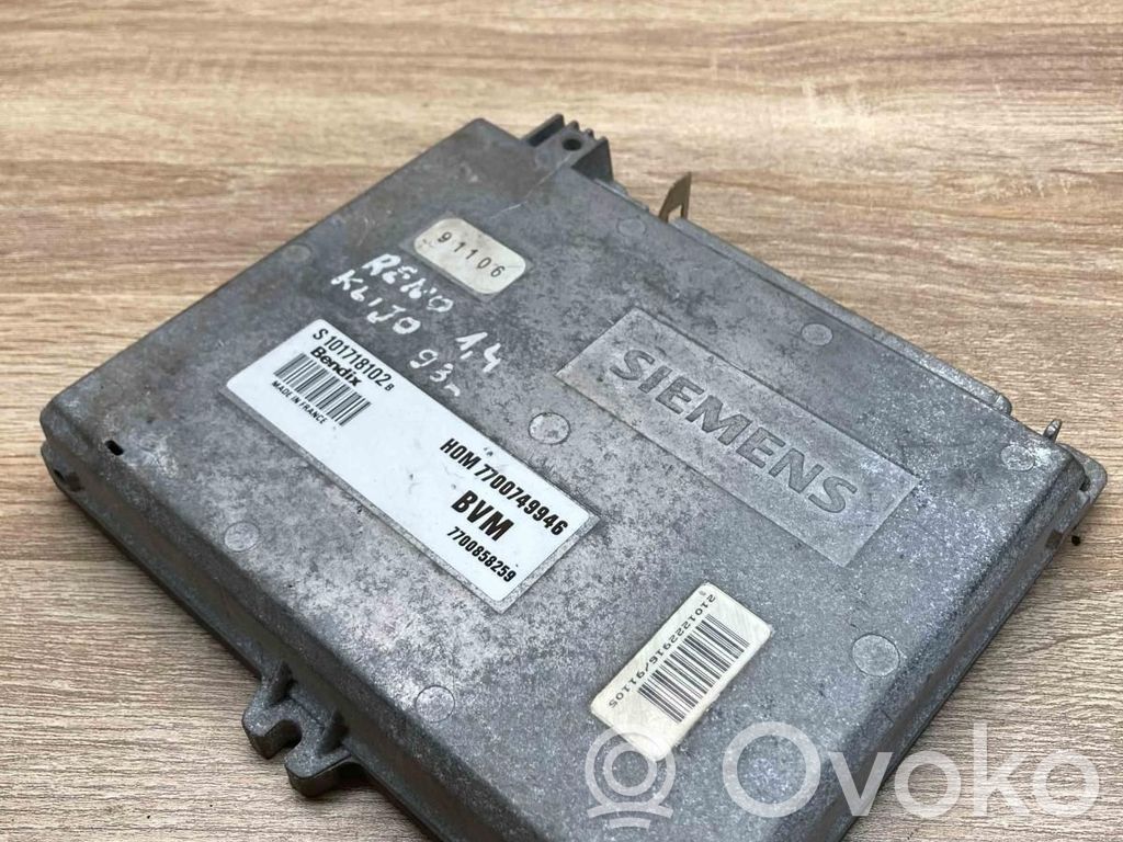 Renault Clio I Unitate control motor/modul ECU 