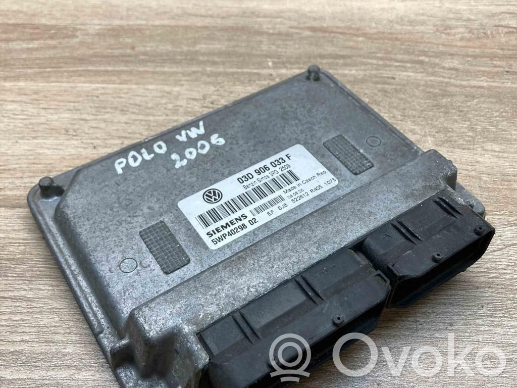 Volkswagen Polo IV 9N3 Centralina/modulo airbag 