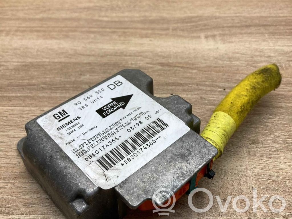 Opel Vectra B Unitate/modul de comandă airbaguri 