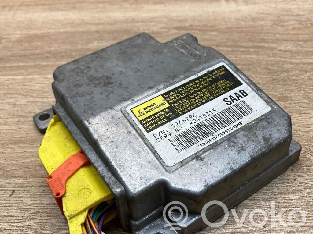 Saab 9-5 Centralina/modulo airbag 