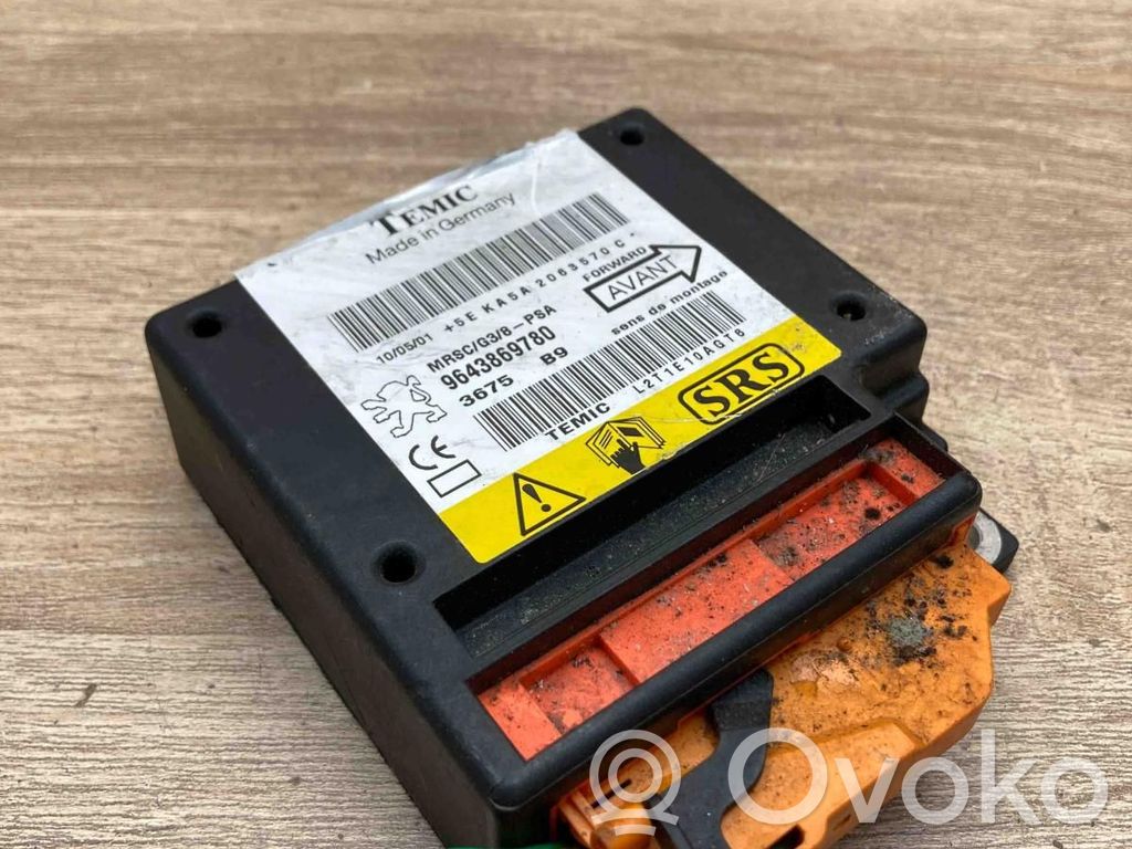 Peugeot 607 Unitate/modul de comandă airbaguri 
