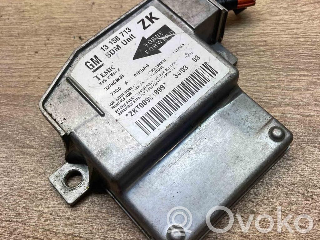 Opel Meriva A Centralina/modulo airbag 