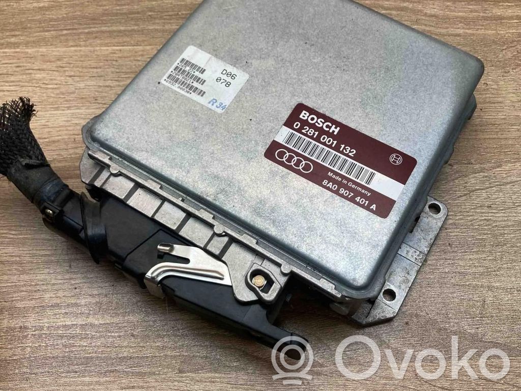 Engine control unit/module ECU   8A0907401A,0281001132,WITHPLUG