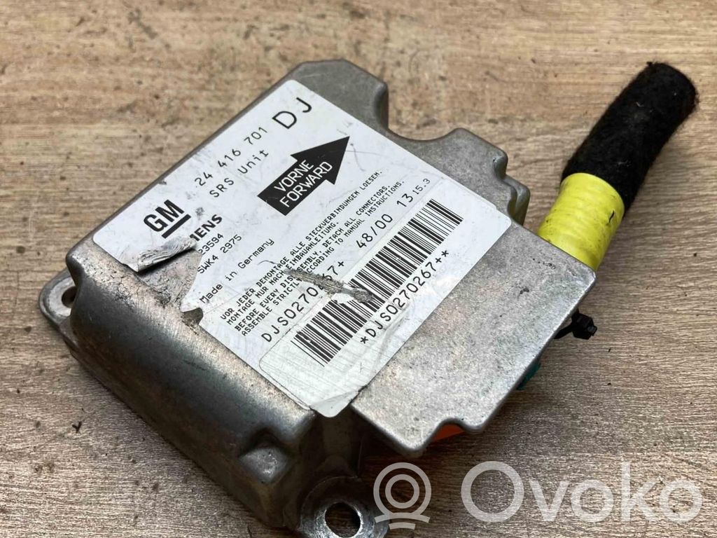 Opel Vectra B Centralina/modulo airbag 