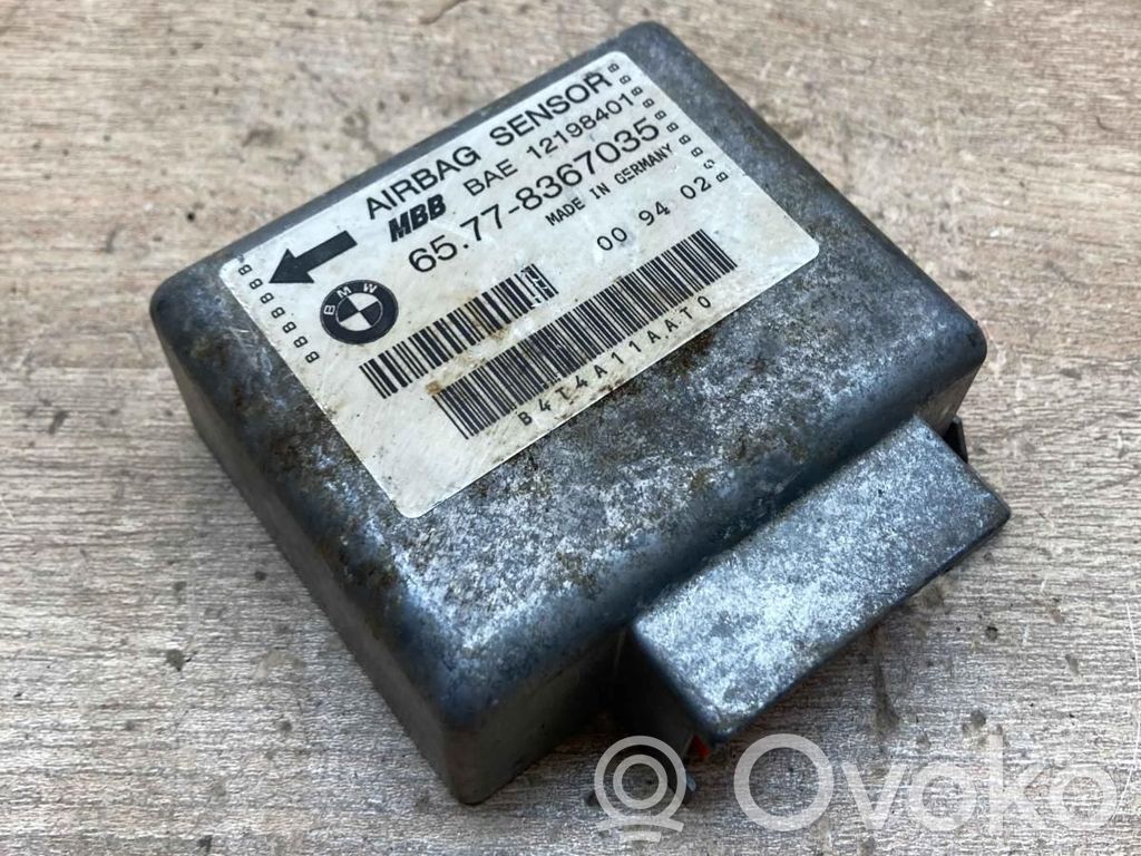 Turvatyynyn ohjainlaite/moduuli   8367035,12198401