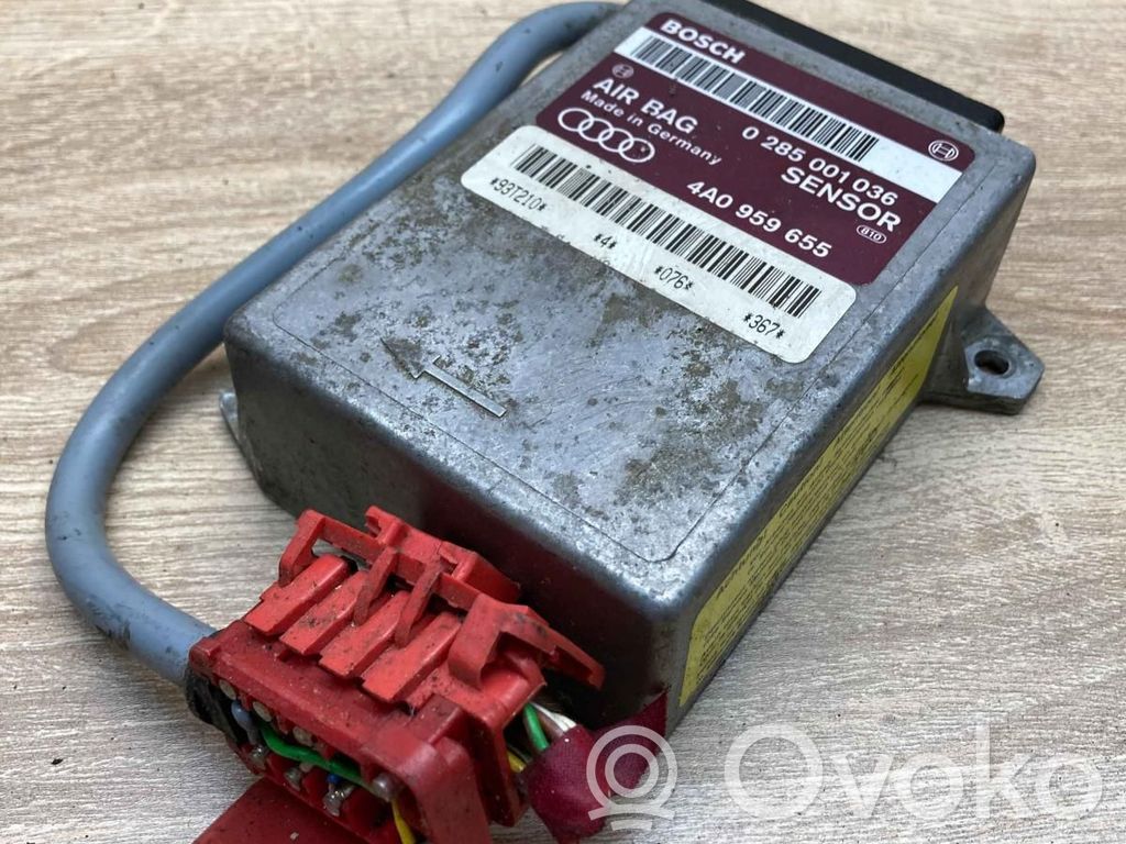 Centralina/modulo airbag   4A0959655,0285001036