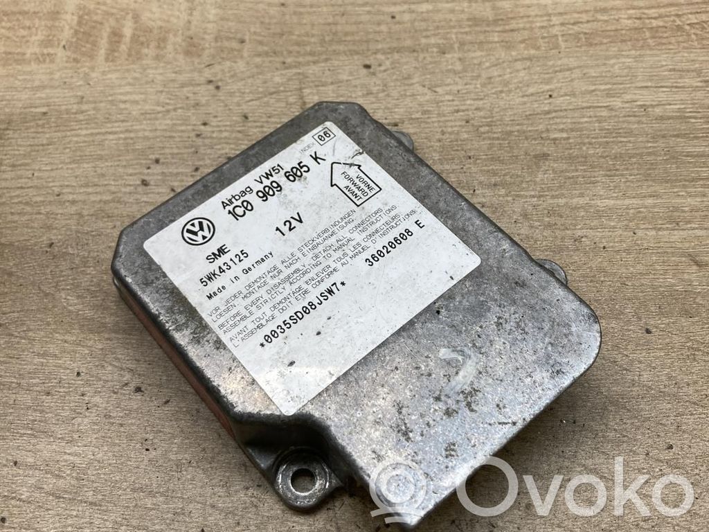 Skoda Fabia Mk1 (6Y) Unitate/modul de comandă airbaguri 