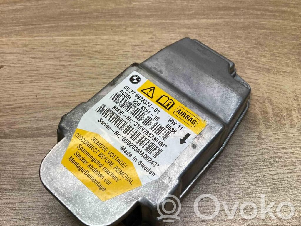 Centralina/modulo airbag   6978373,220439110