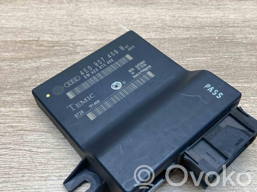 Audi A8 S8 D3 4E Modul control gateway 