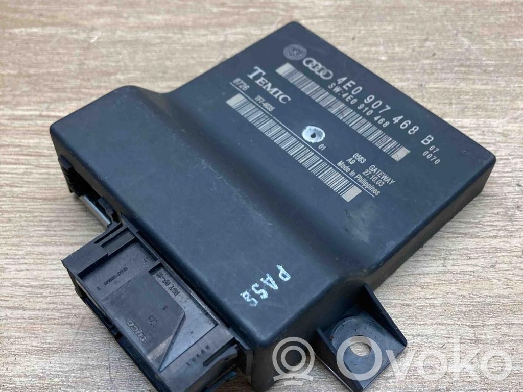 Audi A8 S8 D3 4E Modul control gateway 