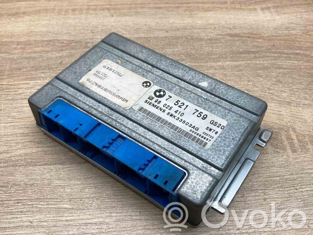 BMW 3 E46 Centralina/modulo scatola del cambio 