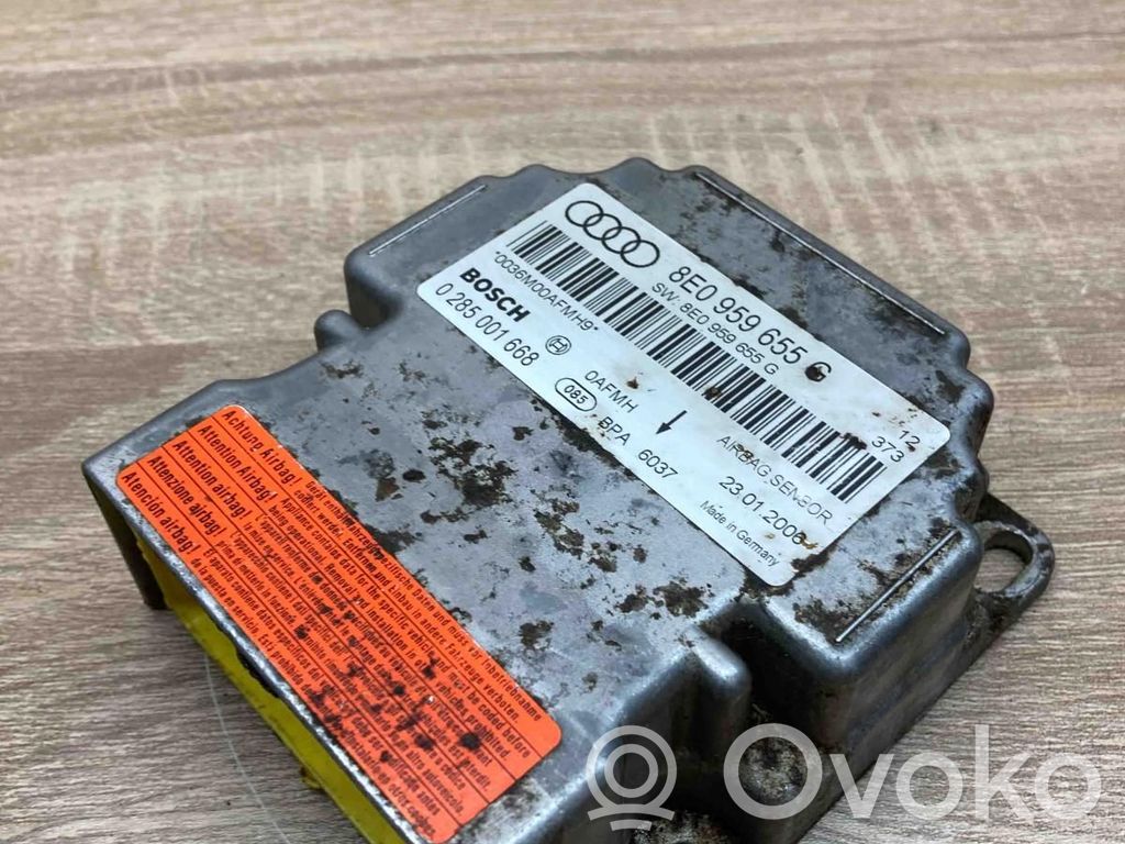 Audi A4 S4 B6 8E 8H Centralina/modulo airbag 