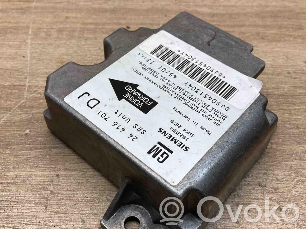 Opel Vectra B Centralina/modulo airbag 