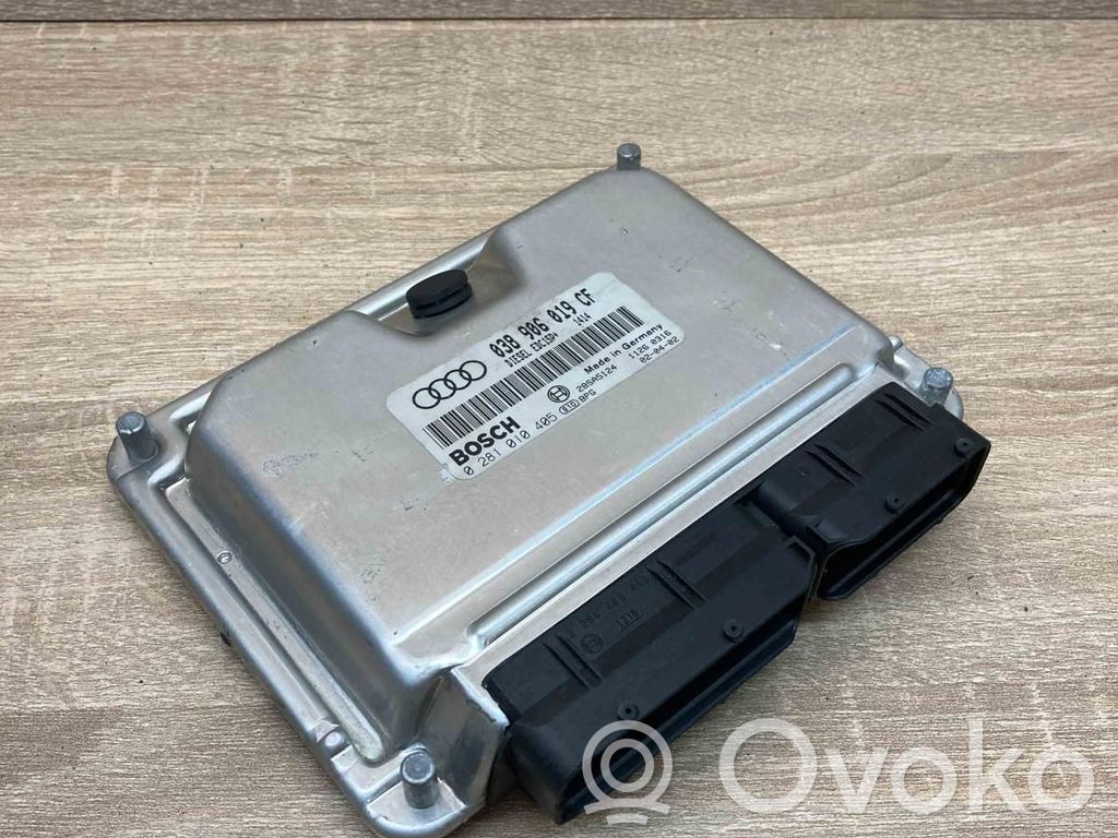 Engine control unit/module ECU   038906019CF,0281010405
