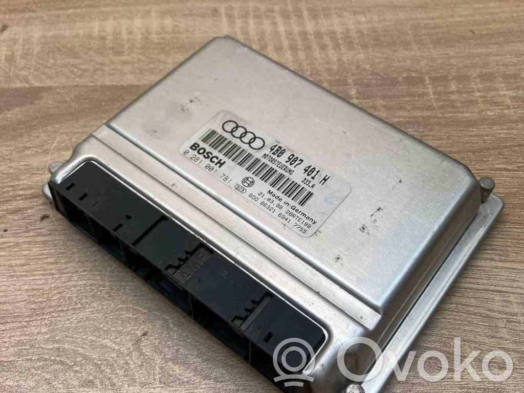 Unitate control motor/modul ECU   4B0907401H,0281001781
