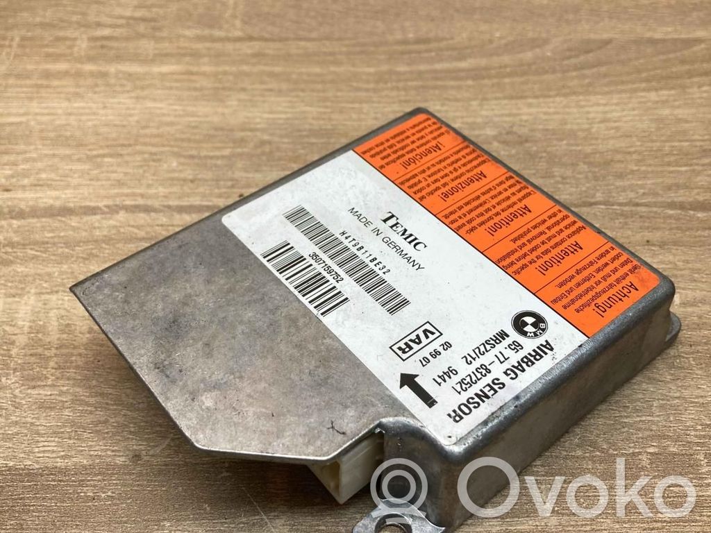 BMW 3 E46 Sterownik / Moduł Airbag 