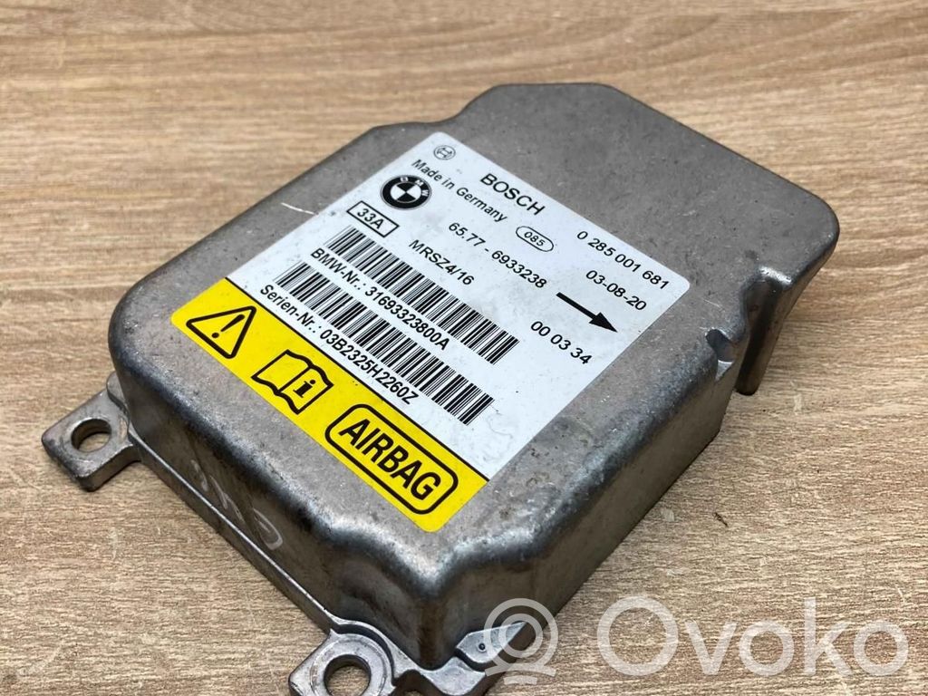 BMW X5 E53 Gaisa spilvenu vadības bloks 