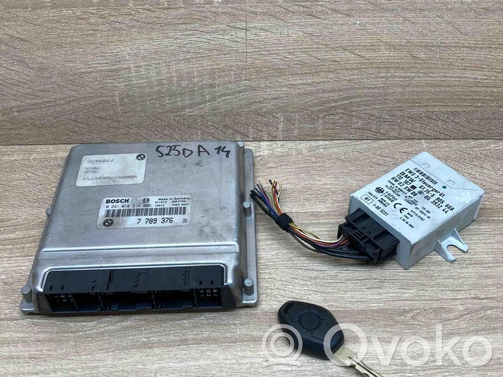 Engine ECU kit and lock set   7789376,6905668