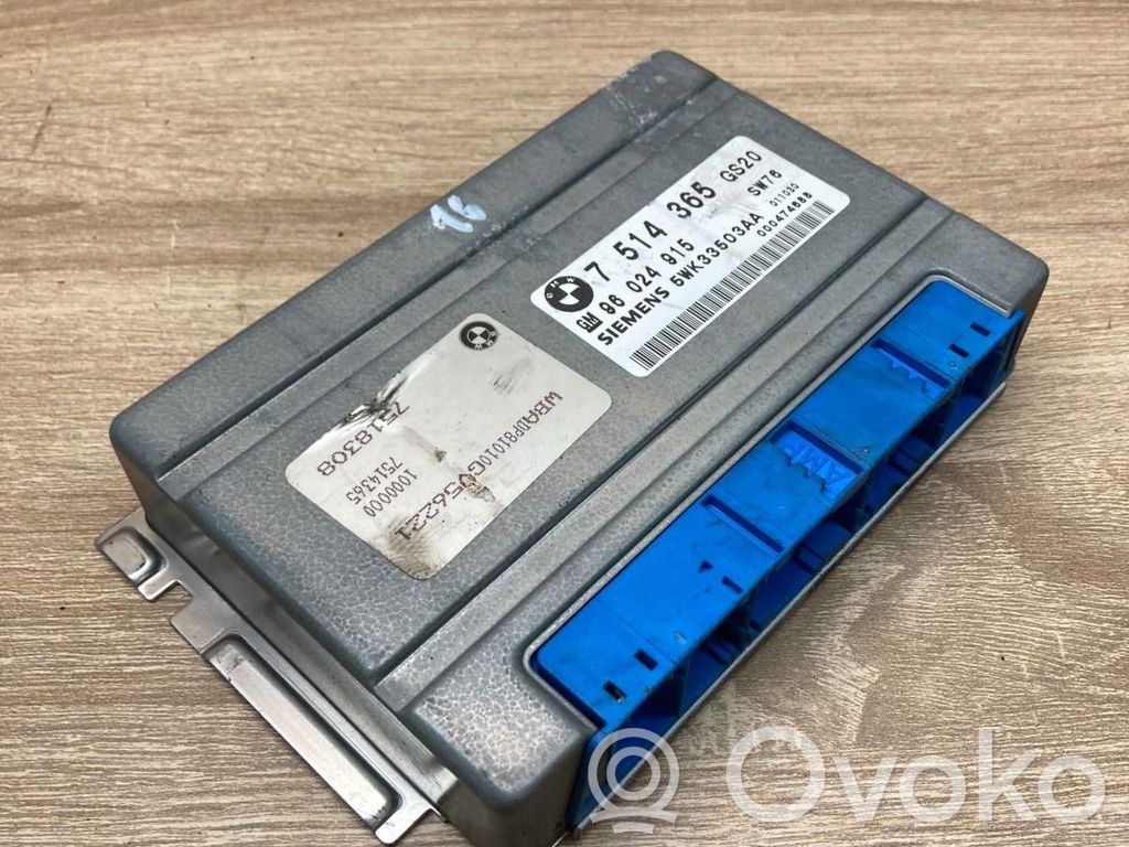BMW 5 E39 Unitate/modul de control cutie de viteze 