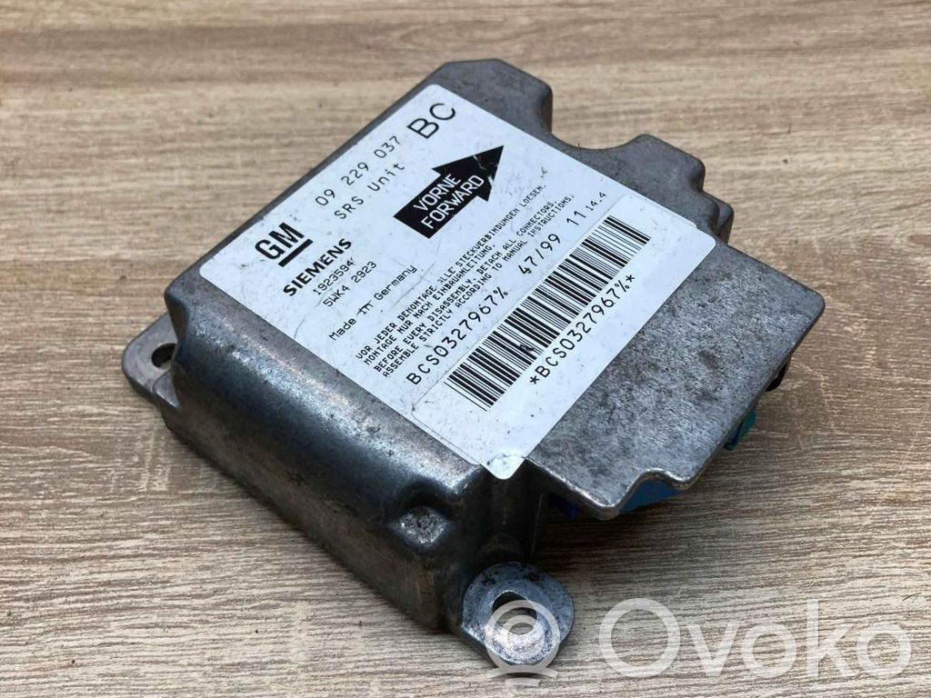 Opel Vectra B Centralina/modulo airbag 