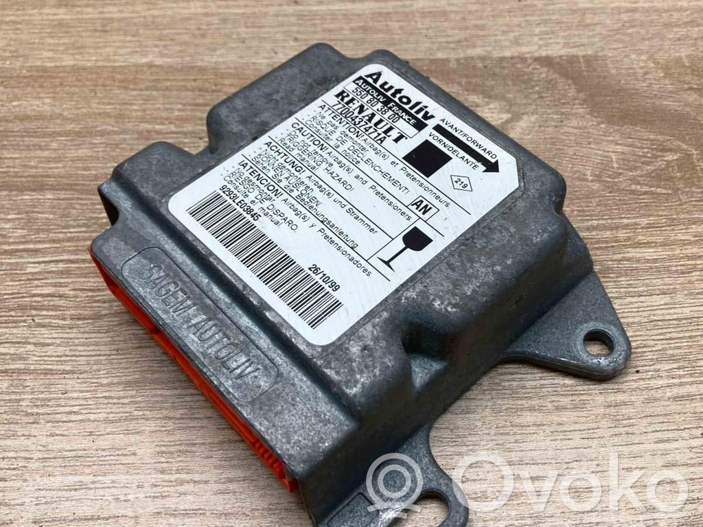 Renault Scenic I Centralina/modulo airbag 
