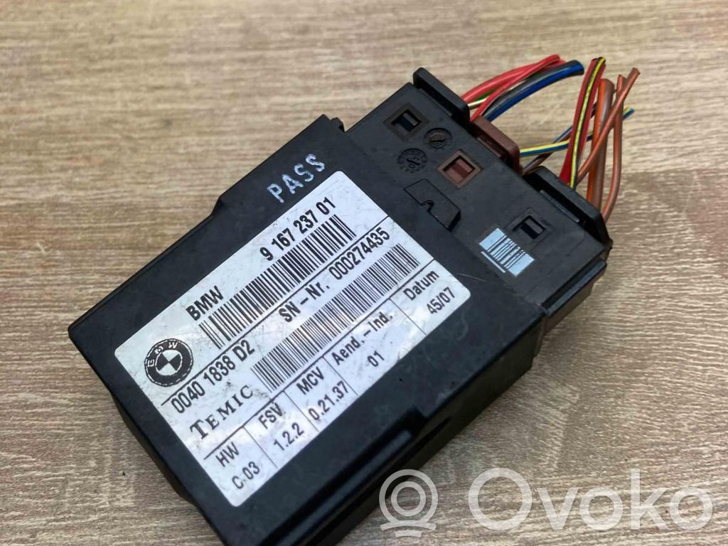 Seat control module   9167237,00401838D2,WITHPLUG