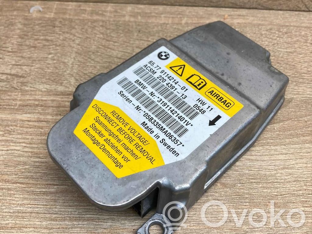 BMW 5 E60 E61 Unitate/modul de comandă airbaguri 