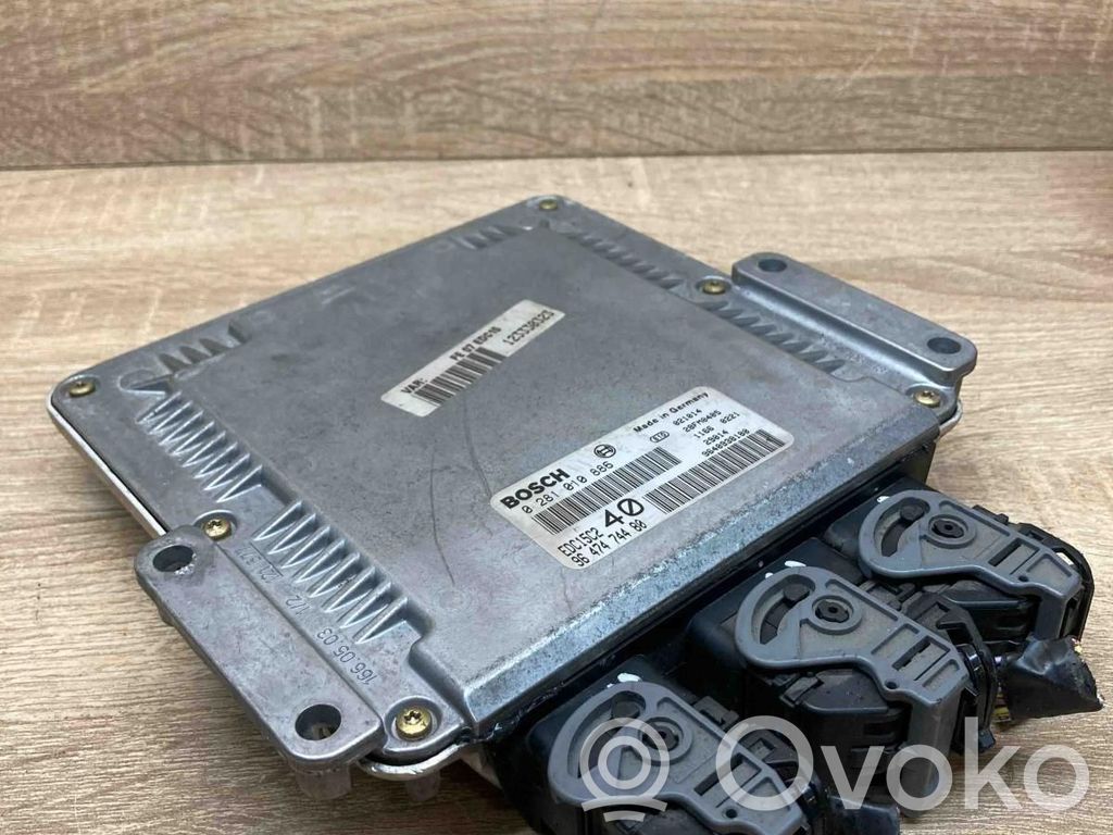 Engine control unit/module ECU   9647474480,0281010886,WITHPLUG